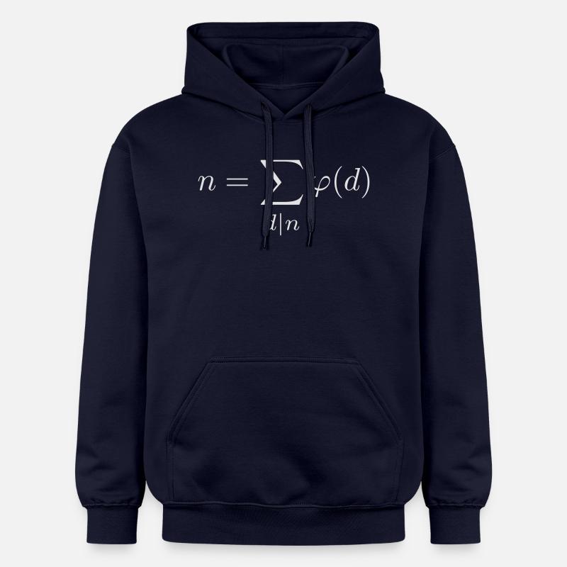 Euler phi - Sweat à capuche Softstyle® Gildan Unisexe - bleu marine