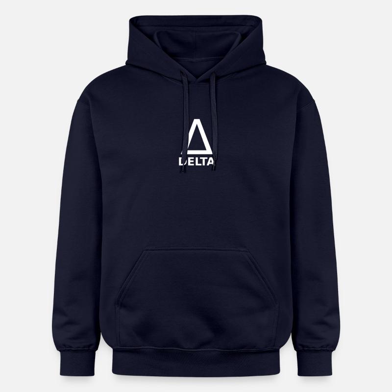 Brousse grecque Delta - Sweat à capuche Softstyle® Gildan Unisexe - bleu marine