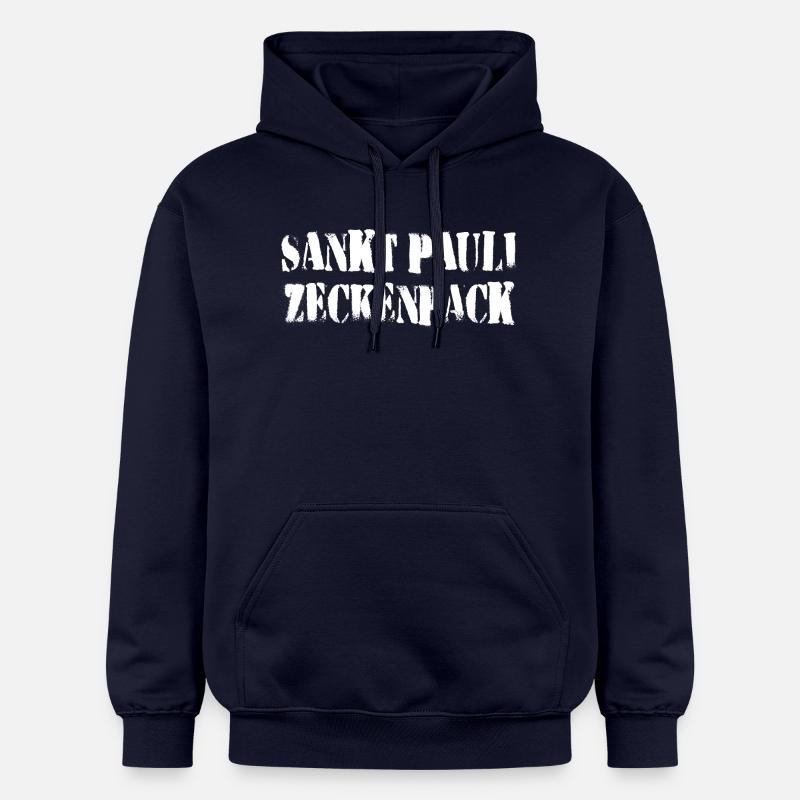 Pack de tiques Sankt Pauli - Sweat à capuche Softstyle® Gildan Unisexe - bleu marine