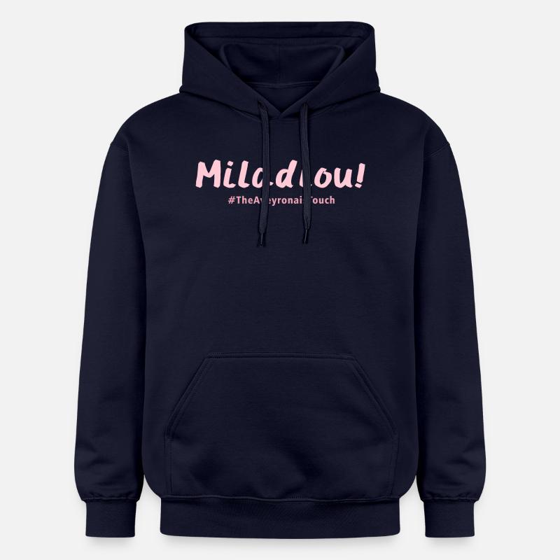 Miladiou - Sweat à capuche Softstyle® Gildan Unisexe - bleu marine