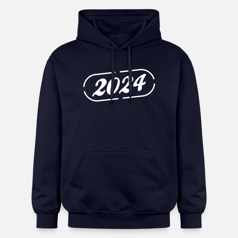 Symbole 2024 - Sweat à capuche Softstyle® Gildan Unisexe - bleu marine