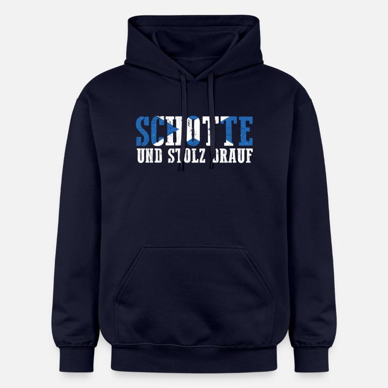 Ecossais Ecosse Ecosse Ecosse - Sweat à capuche Softstyle® Gildan Unisexe - bleu marine