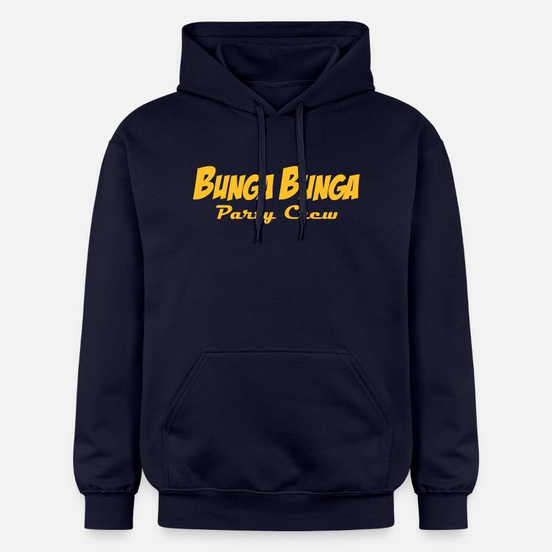 BungaBunga Party Crew - Sweat à capuche Softstyle® Gildan Unisexe - bleu marine