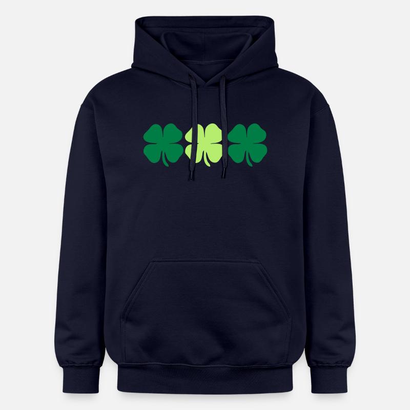 3 4 leaf clovers - Sweat à capuche Softstyle® Gildan Unisexe - bleu marine