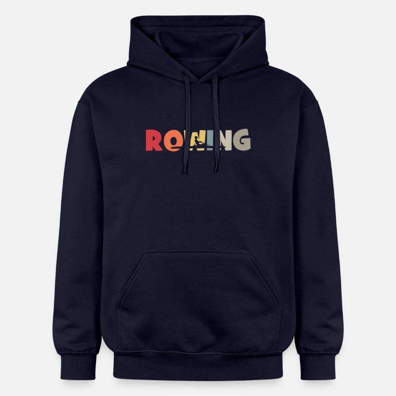 Aviron - Aviron - Rameur - Aviron - Sweat à capuche Softstyle® Gildan Unisexe - bleu marine