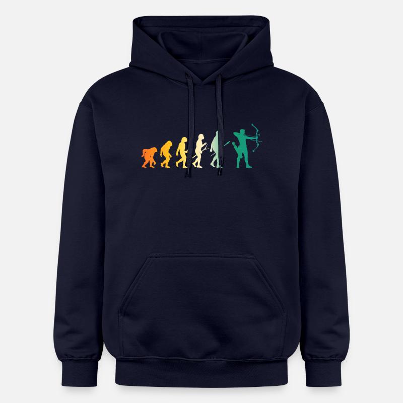 Archer Evolution Archery - Gildan Unisex Softstyle® Midweight Hoodie - navy