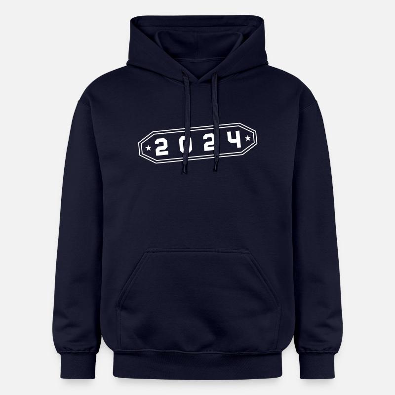 Symbole 2024 - Sweat à capuche Softstyle® Gildan Unisexe - bleu marine