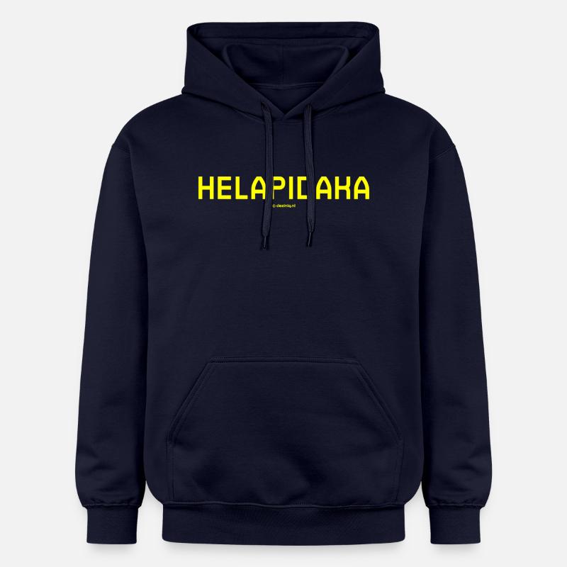 Helapidaka - Sweat à capuche Softstyle® Gildan Unisexe - bleu marine