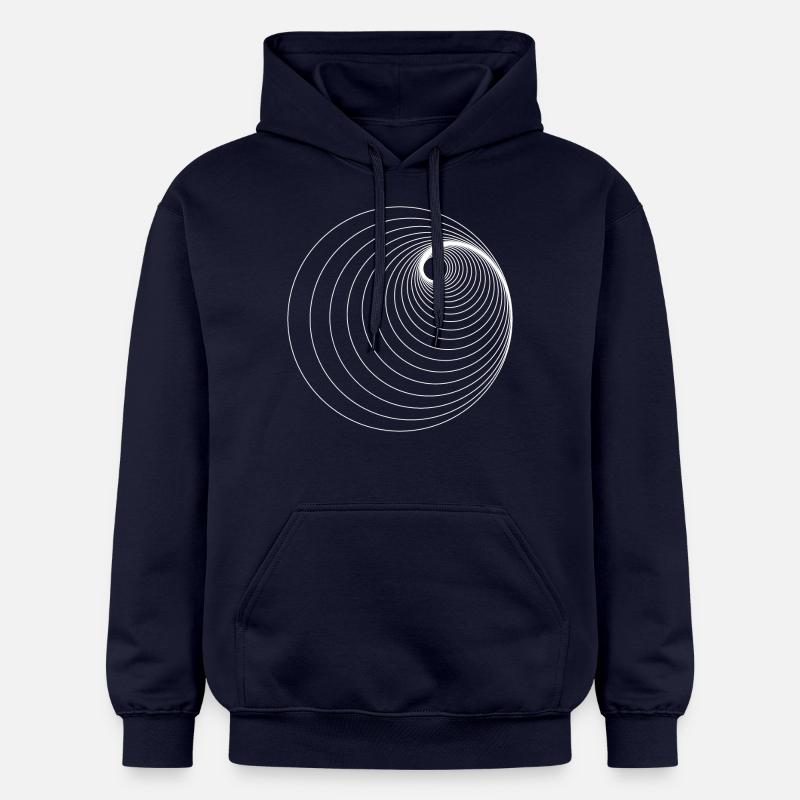 Forme géométrique - Sweat à capuche Softstyle® Gildan Unisexe - bleu marine
