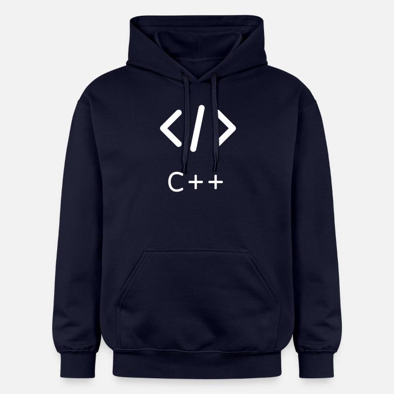 Programmer C++ Langage de programmation - Sweat à capuche Softstyle® Gildan Unisexe - bleu marine