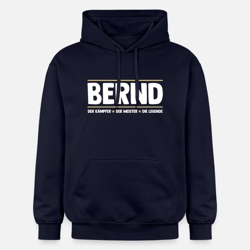 Bernd - Sweat à capuche Softstyle® Gildan Unisexe - bleu marine