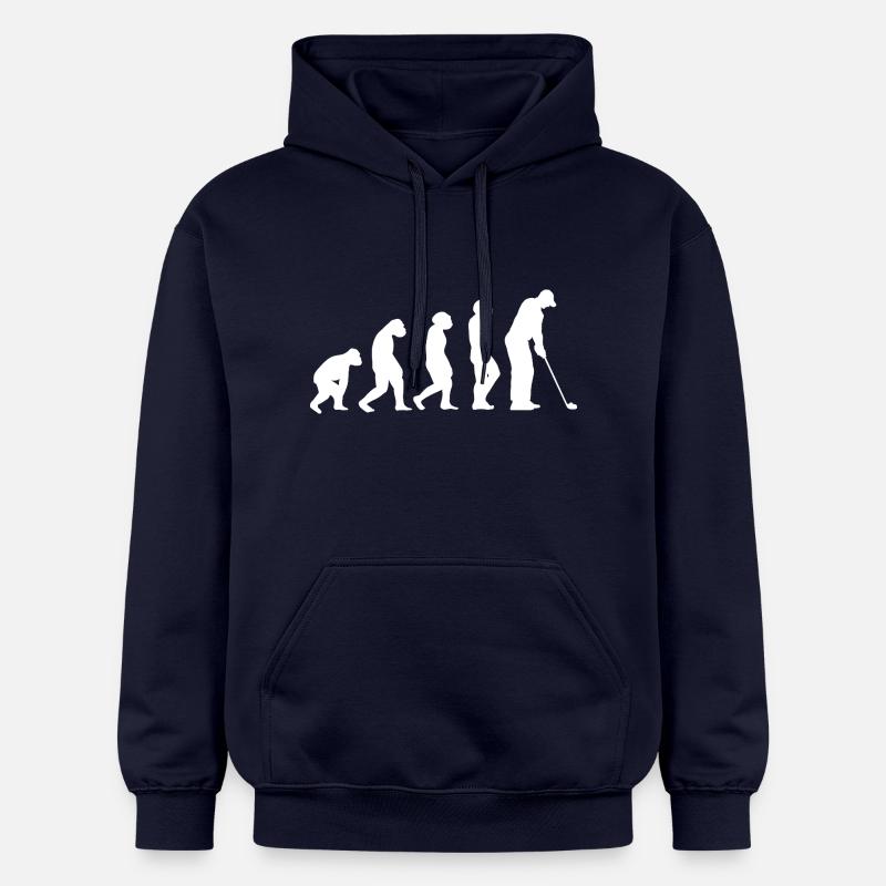 Golfeur Evolution Golf - Sweat à capuche Softstyle® Gildan Unisexe - bleu marine