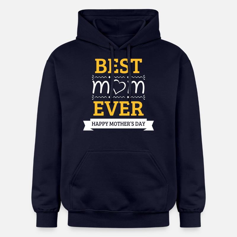 La meilleure maman jamais - Sweat à capuche Softstyle® Gildan Unisexe - bleu marine