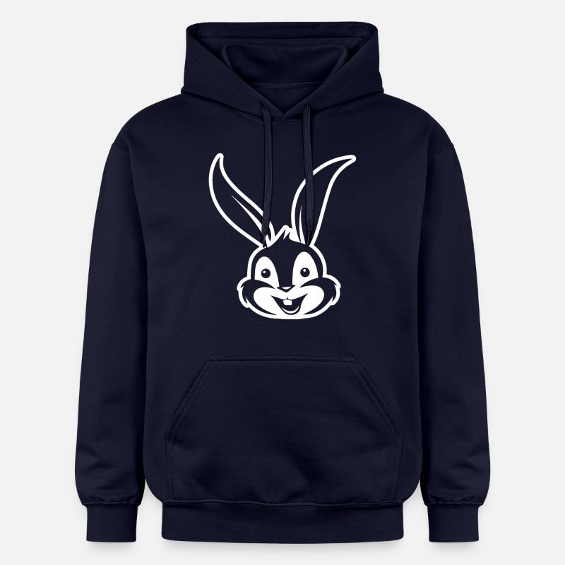 Lapin Lapin - Sweat à capuche Softstyle® Gildan Unisexe - bleu marine