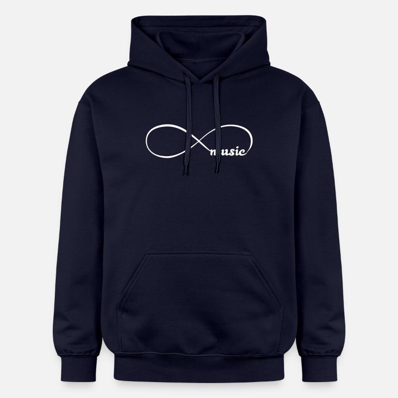 musique pour toujours - Sweat à capuche Softstyle® Gildan Unisexe - bleu marine
