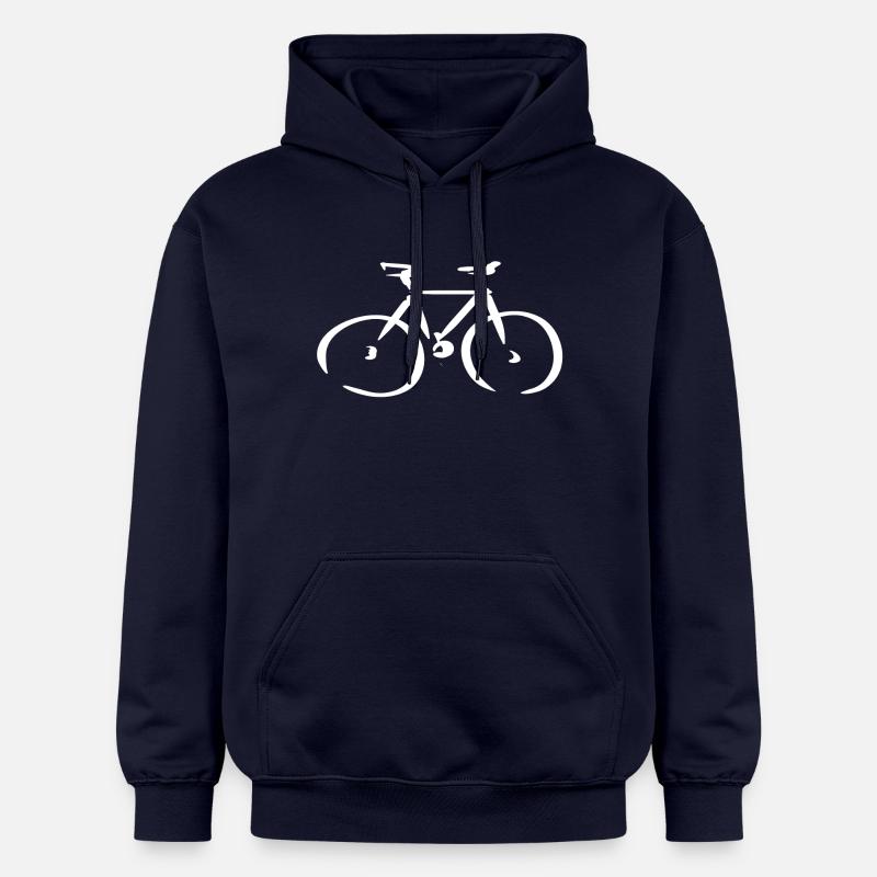 Vélo / bicyclette - Sweat à capuche Softstyle® Gildan Unisexe - bleu marine