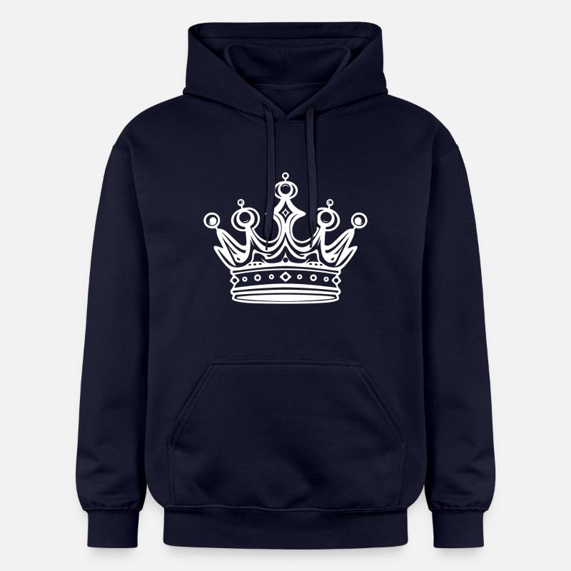 Couronne royale en couronne - Sweat à capuche Softstyle® Gildan Unisexe - bleu marine