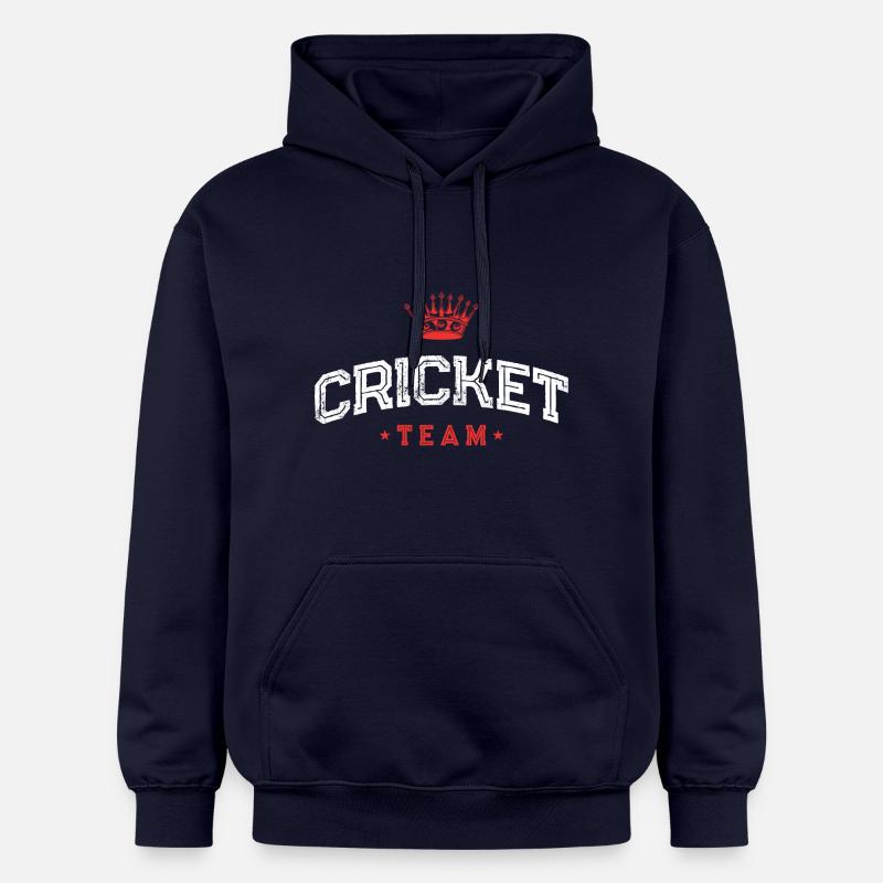 Équipe de cricket - Sweat à capuche Softstyle® Gildan Unisexe - bleu marine