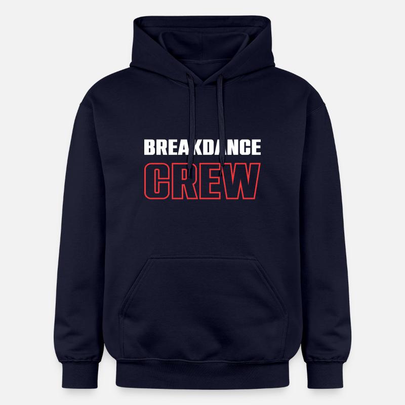 Équipe de breakdance - Sweat à capuche Softstyle® Gildan Unisexe - bleu marine