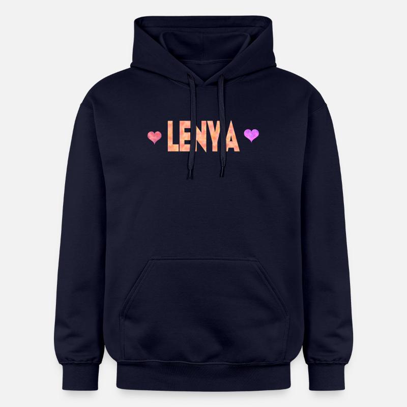 Lenya - Sweat à capuche Softstyle® Gildan Unisexe - bleu marine