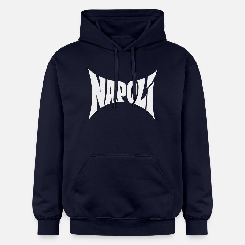 Napoli Typografie Design - Gildan Unisex Softstyle® Midweight Hoodie - Navy