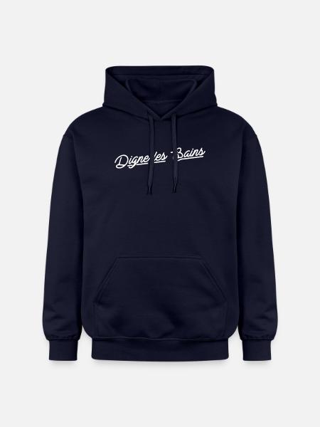 Digne les bains - Sweat à capuche Softstyle® Gildan Unisexe - bleu marine