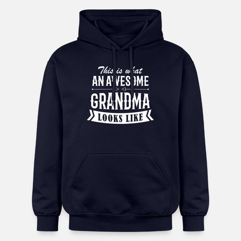 cadeau de grand-mère - Sweat à capuche Softstyle® Gildan Unisexe - bleu marine