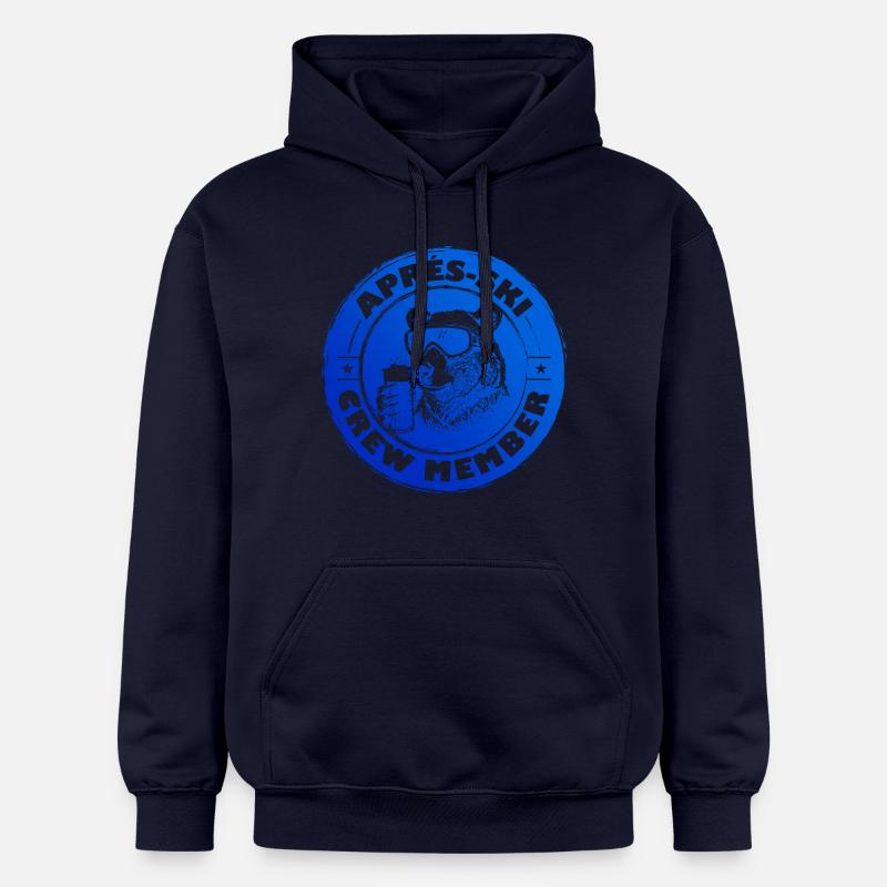 Bear après-ski Team Dicton - Sweat à capuche Softstyle® Gildan Unisexe - bleu marine