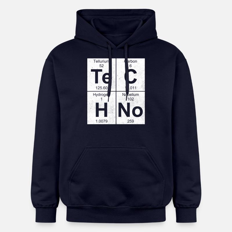 TeCHNo ELEMENTS BLOCKS - Gildan Unisex Softstyle® Midweight Hoodie - Navy