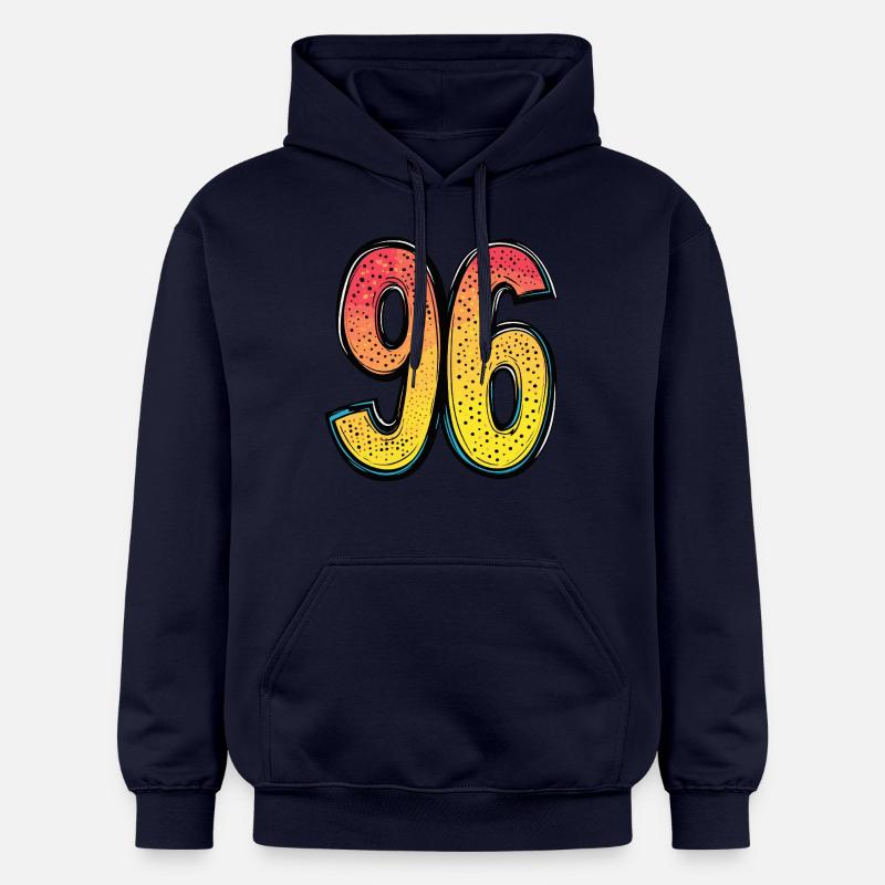 Bande dessinée à 96 numéros - Sweat à capuche Softstyle® Gildan Unisexe - bleu marine