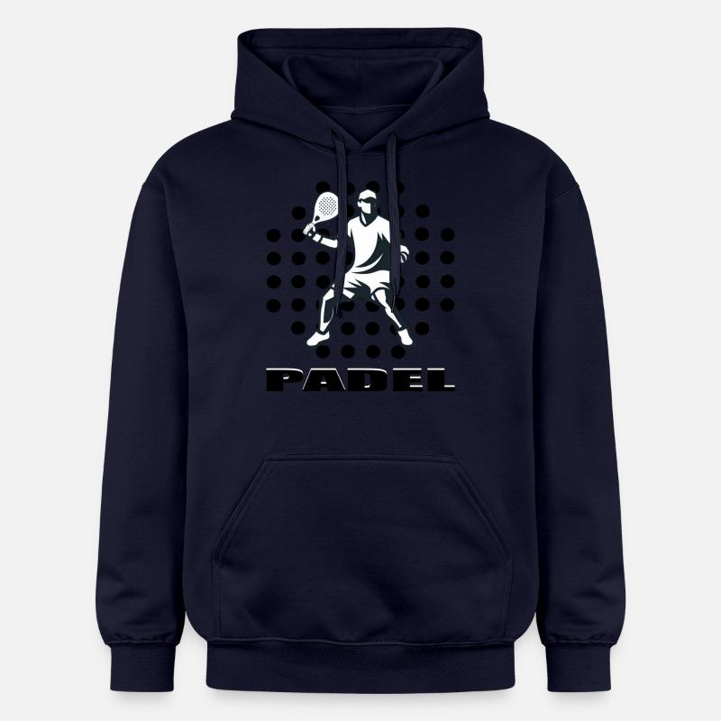 Padel - Sweat à capuche Softstyle® Gildan Unisexe - bleu marine