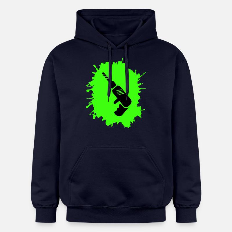 Artisan des perceuses Blobs - Sweat à capuche Softstyle® Gildan Unisexe - bleu marine
