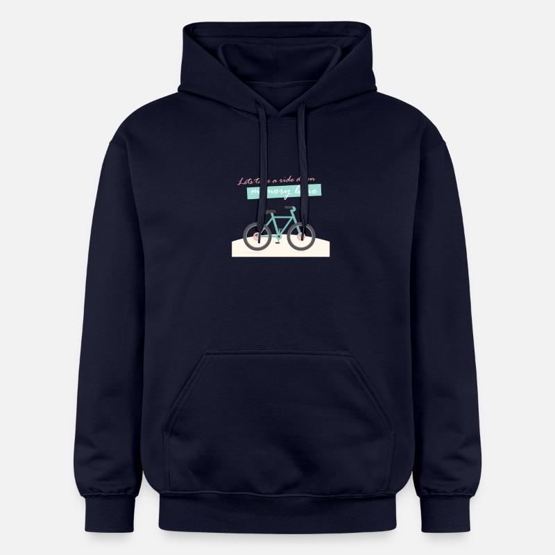 Memory Lane - Sweat à capuche Softstyle® Gildan Unisexe - bleu marine
