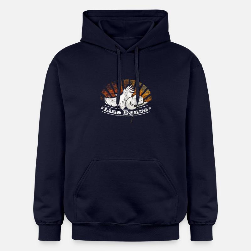 Danse de ligne - Sweat à capuche Softstyle® Gildan Unisexe - bleu marine