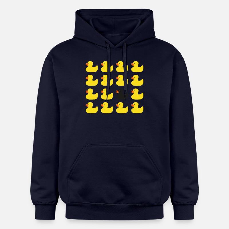 Canard en plastique - Sweat à capuche Softstyle® Gildan Unisexe - bleu marine