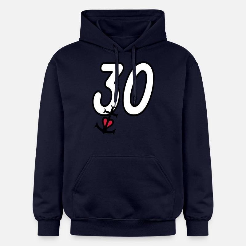 Gard croix camargaise - Sweat à capuche Softstyle® Gildan Unisexe - bleu marine
