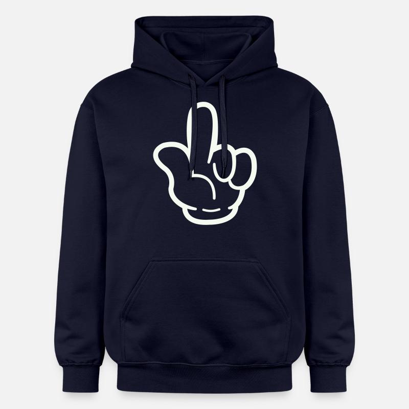Bande dessinée à la main - Sweat à capuche Softstyle® Gildan Unisexe - bleu marine