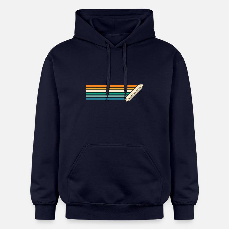 Harmonica Harmonica - Sweat à capuche Softstyle® Gildan Unisexe - bleu marine
