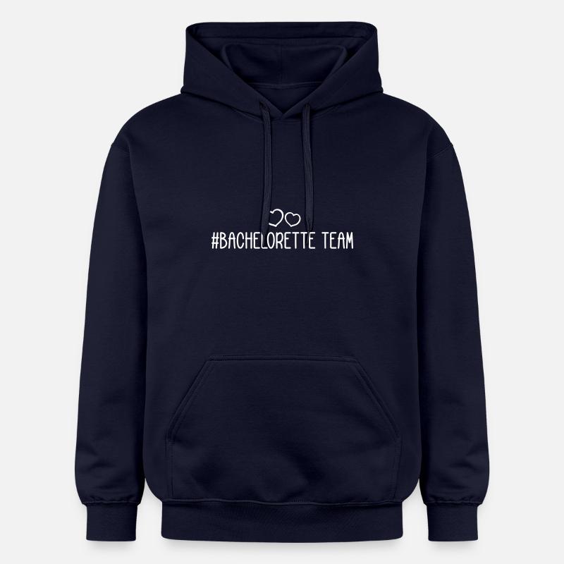 Bachelorette Team Coeur - Sweat à capuche Softstyle® Gildan Unisexe - bleu marine