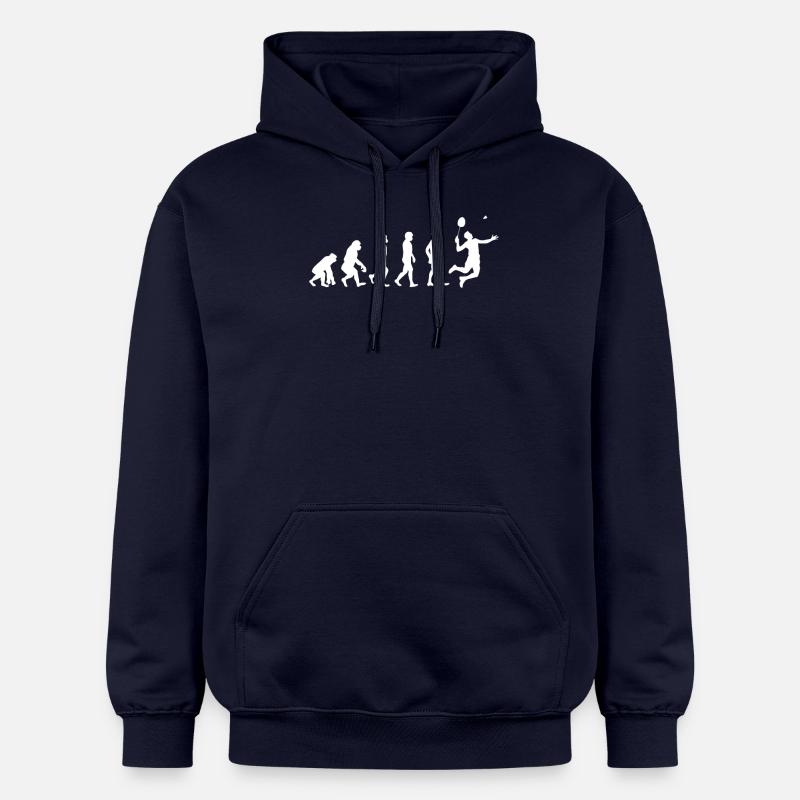 Cadeau d'évolution de badminton - Sweat à capuche Softstyle® Gildan Unisexe - bleu marine