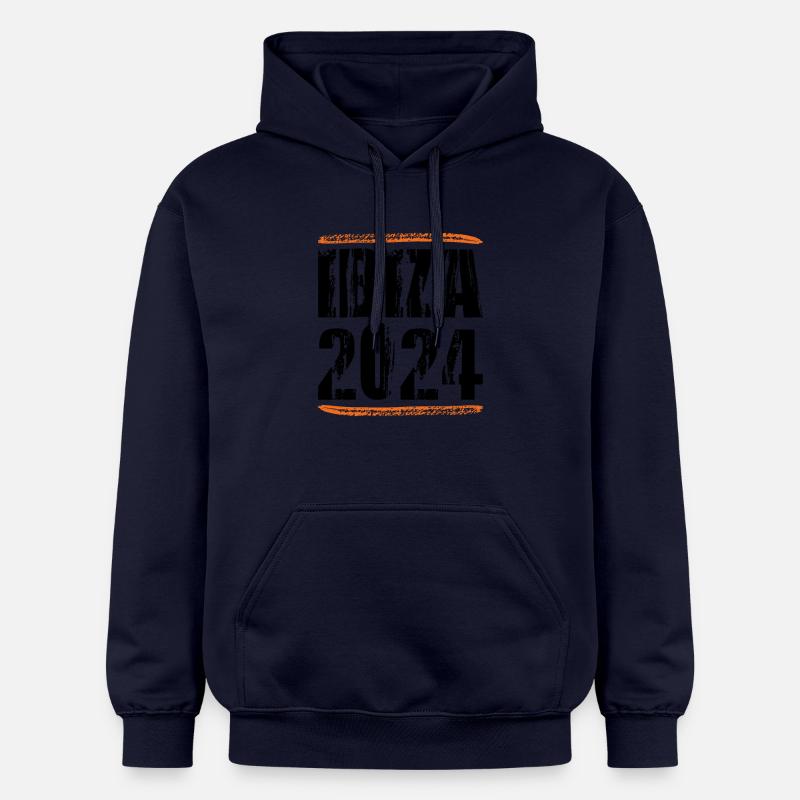 Devis Ibiza 2024 - Sweat à capuche Softstyle® Gildan Unisexe - bleu marine