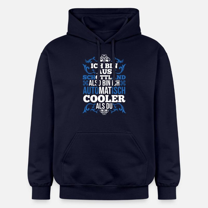 Ecossais Ecosse Ecosse Ecosse - Sweat à capuche Softstyle® Gildan Unisexe - bleu marine