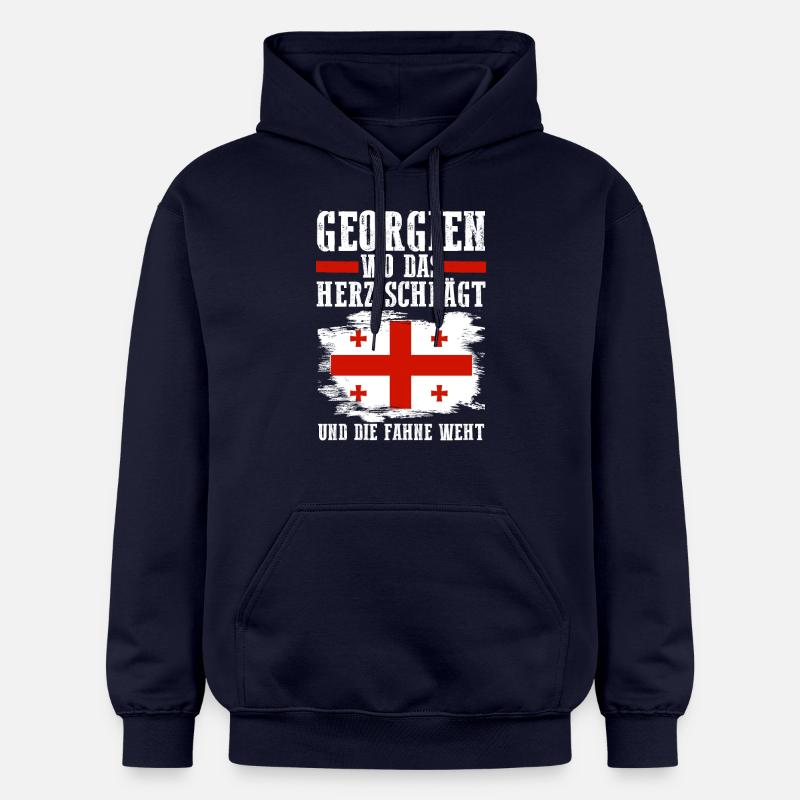 Géorgie géorgienne - Sweat à capuche Softstyle® Gildan Unisexe - bleu marine