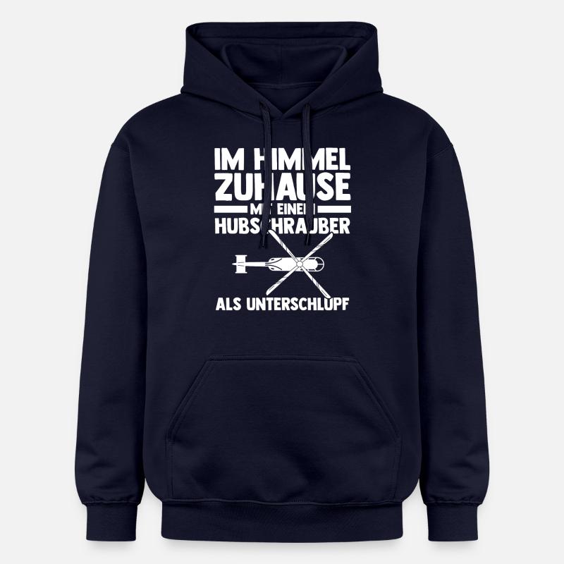 Pilote Hélicoptère Hélicoptère - Sweat à capuche Softstyle® Gildan Unisexe - bleu marine