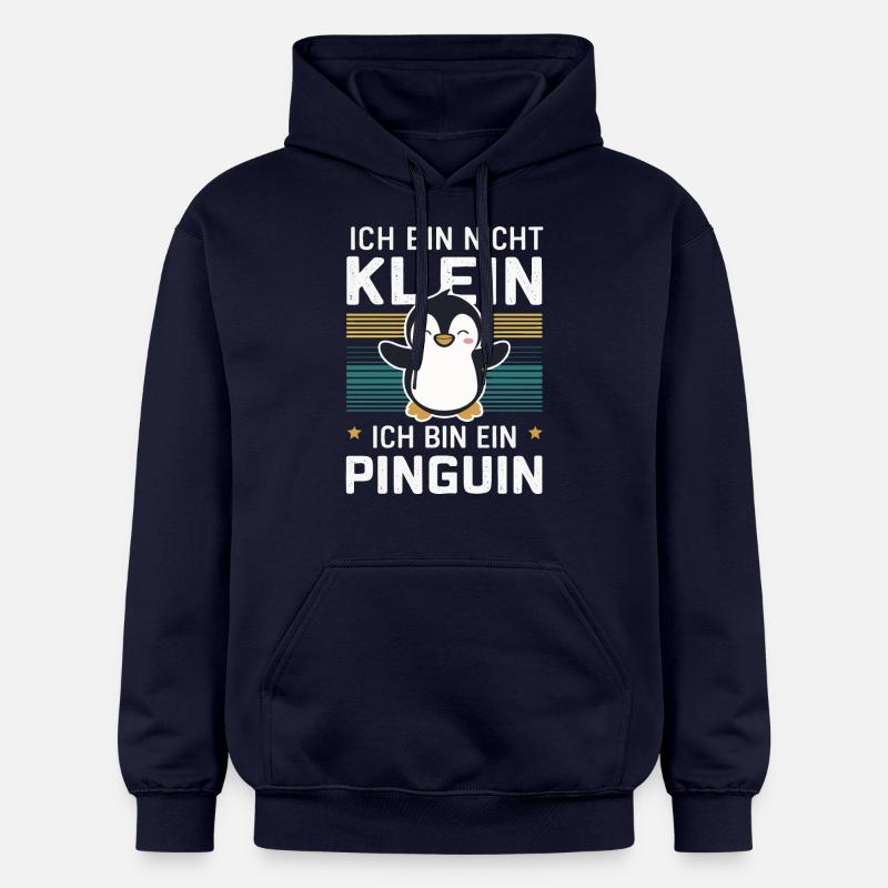 Pingouin Petits pingouins Pingouin empereur - Sweat à capuche Softstyle® Gildan Unisexe - bleu marine