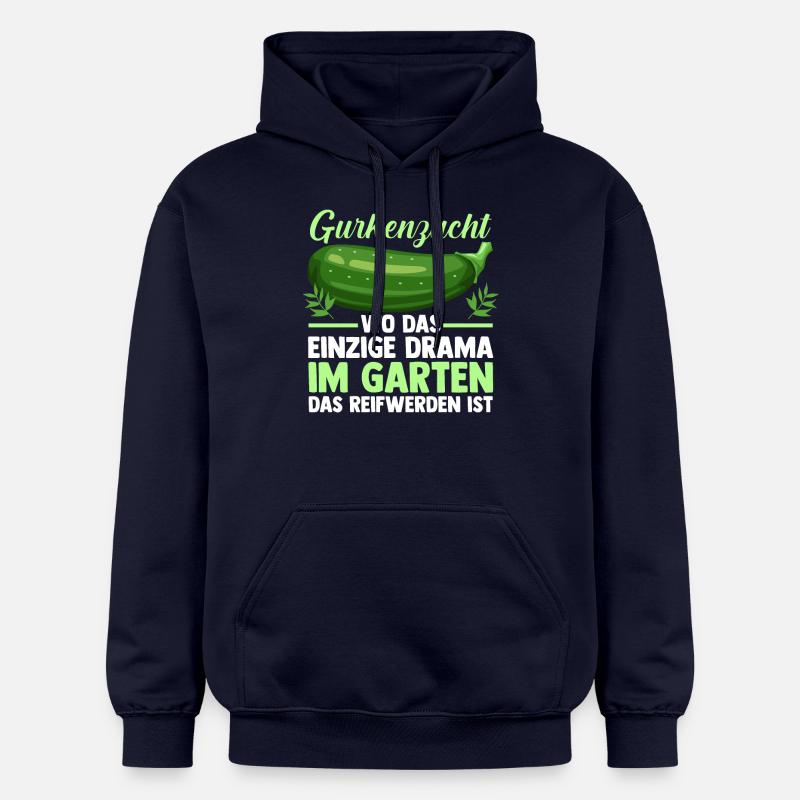 Jardinier Concombre Jardin fermier - Sweat à capuche Softstyle® Gildan Unisexe - bleu marine