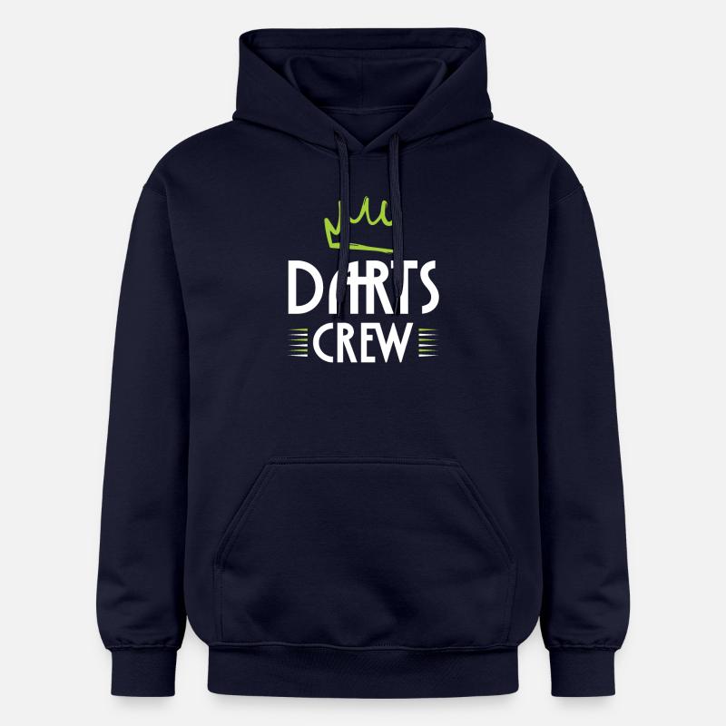 Équipe de fléchettes - Sweat à capuche Softstyle® Gildan Unisexe - bleu marine