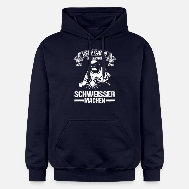 Soudage Soudeurs Soudeurs - Sweat à capuche Softstyle® Gildan Unisexe - bleu marine