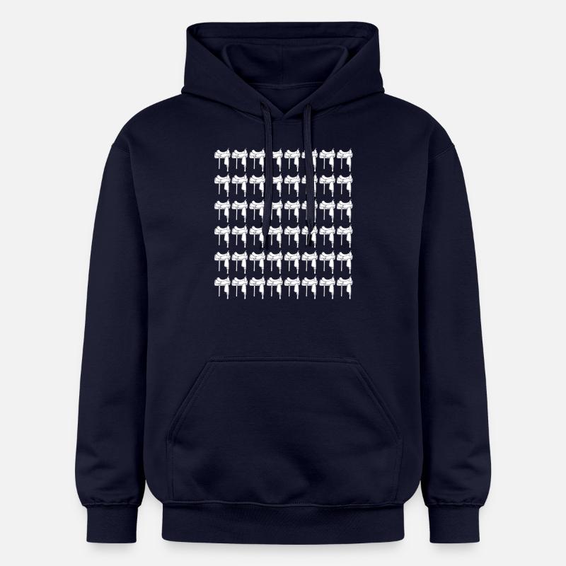 Cheval - Sweat à capuche Softstyle® Gildan Unisexe - bleu marine