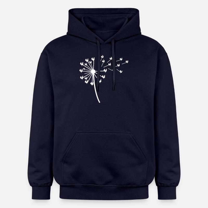Poulet Coq - Sweat à capuche Softstyle® Gildan Unisexe - bleu marine
